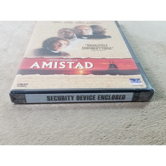 Movie AMISTAD DVD 1997 Sealed Morgan Freeman Dolby Digital Widescreen DreamWorks - Picture 2 of 7